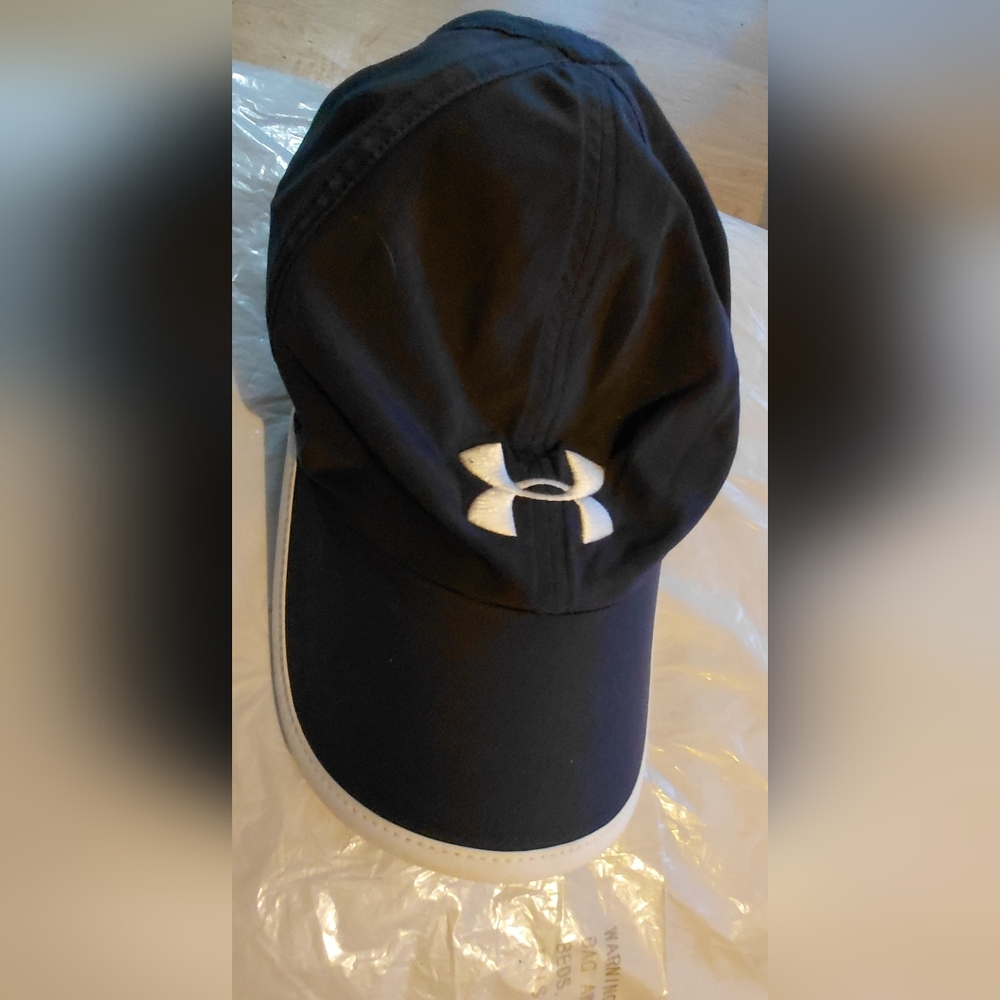 Under Armour Dark Blue Cap with White Logo
